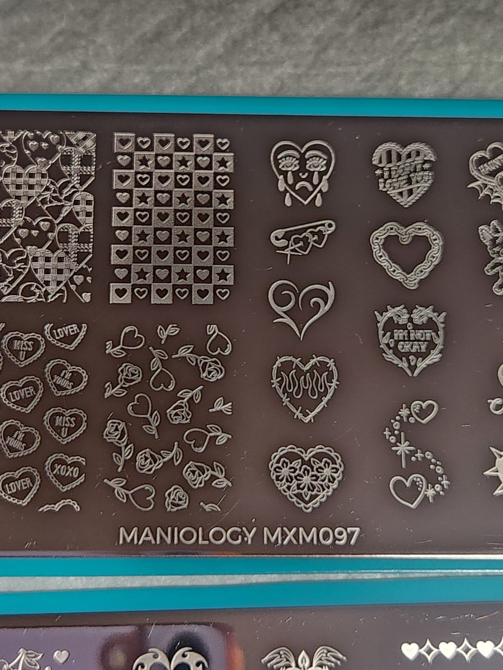 Nail Stamping Plate Set for Nail Art - Maniology Mani X Me MXM097 & MXM098