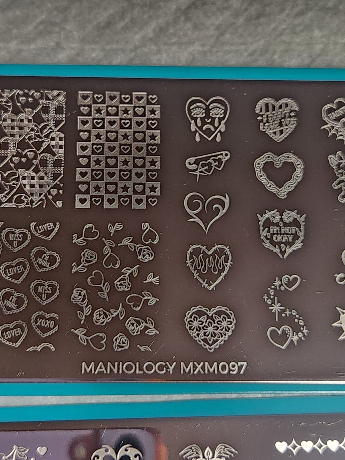 Nail Stamping Plate Set for Nail Art - Maniology Mani X Me MXM097 & MXM098