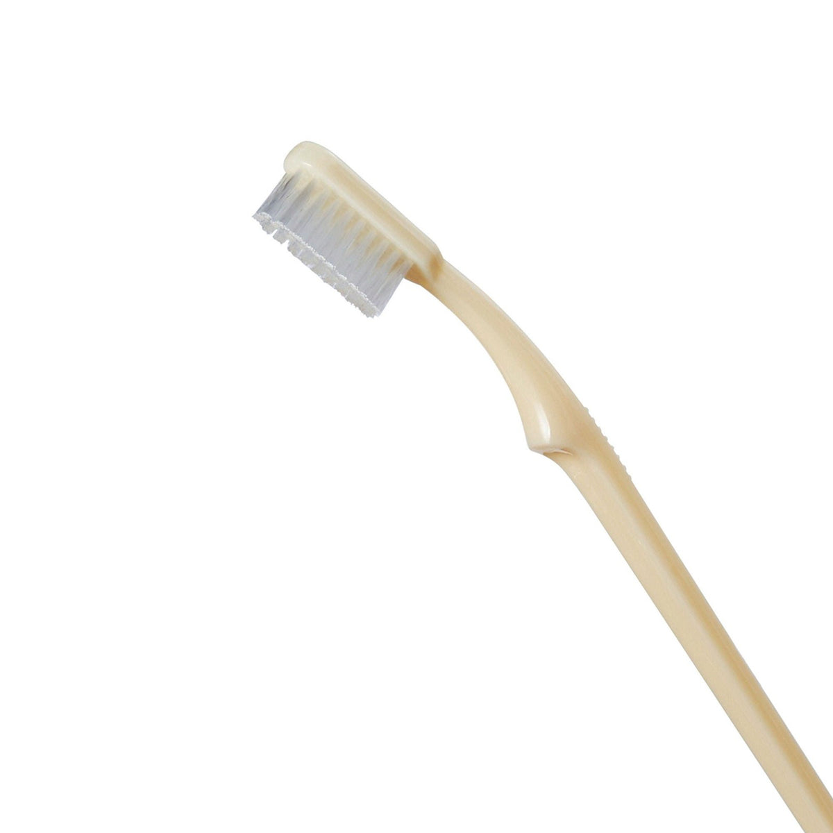 Adult Ivory Medium Toothbrush with Ergonomic Curved Handle - 144 Pack