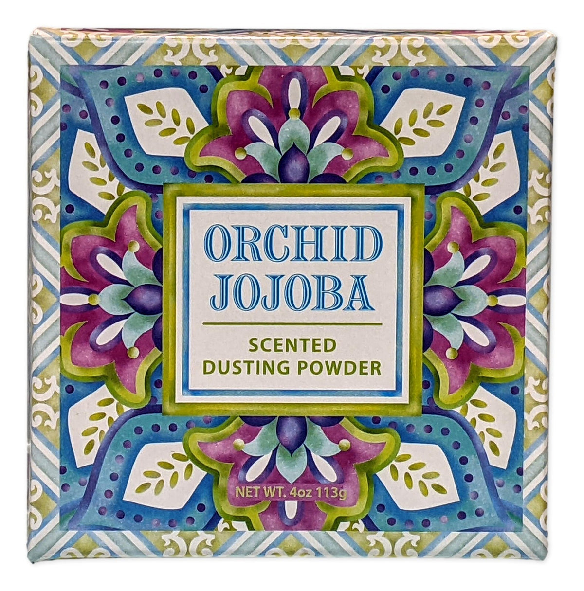 Greenwich Bay Orchid Jojoba Body Powder - After-Bath Dusting Powder, 4 oz