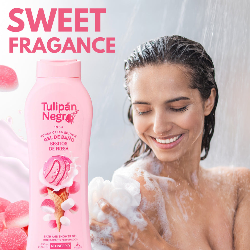 Cream Shower Gel with Sweet Scent - 21.9 Fl Oz - Soft & Refreshing Body Wash