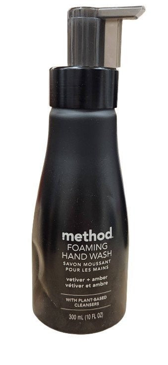 Method Foam Hand Wash 3-Pack Vetiver + Amber Reusable Aluminum Bottles