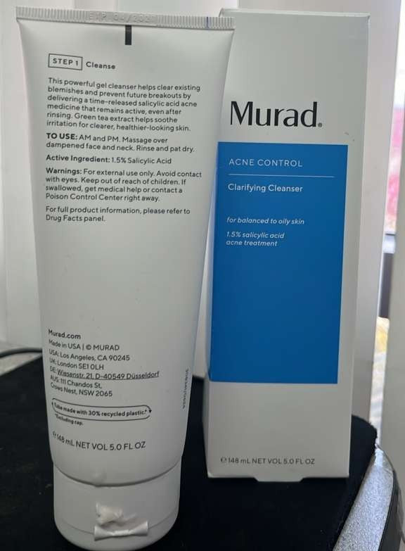 Murad Acne Control Clarifying Facial Cleanser 5 oz for Acne Treatment