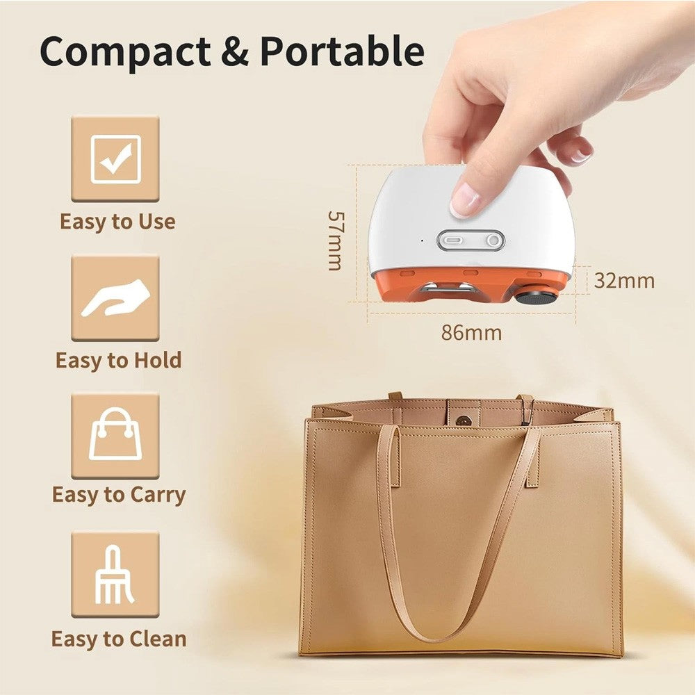 Electric Toe Nail Clippers for Thick Nails - Rechargeable Nail Trimmer with LED Light & Polishing
