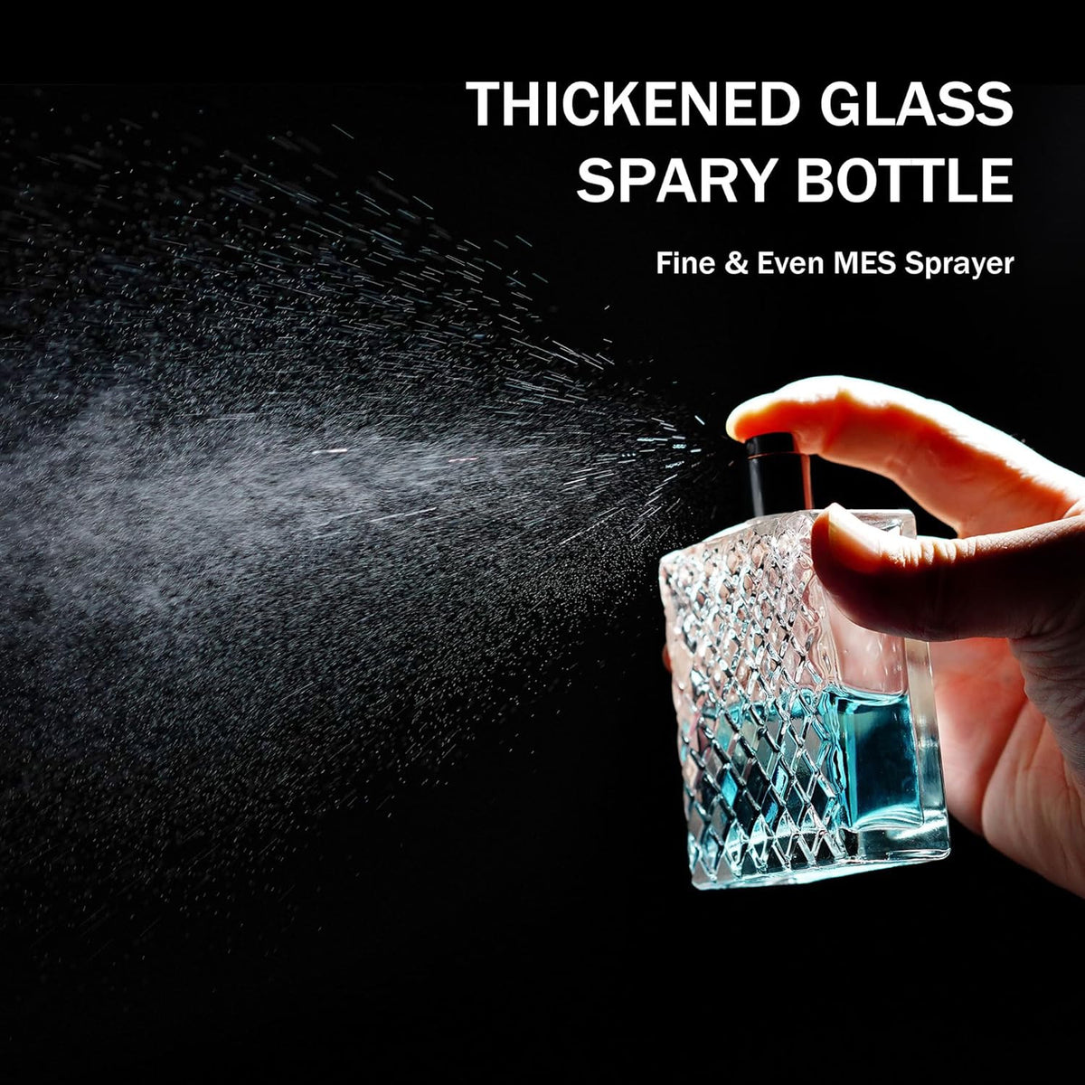 Refillable Glass Spray Bottles Set - 100ML Perfume & Essential Oil Misters