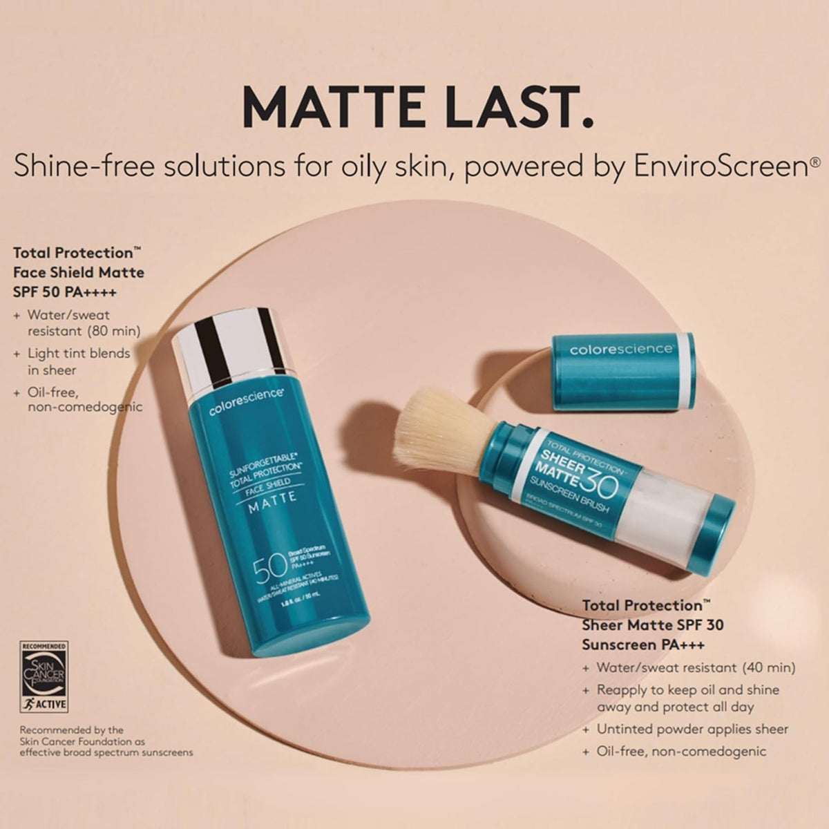 SPF 50 Face Shield Sunscreen for Oily Skin, Fragrance-Free, Water-Resistant
