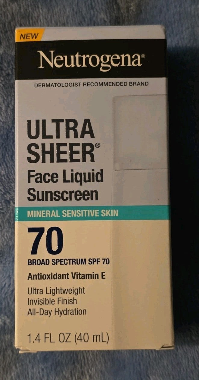 Mineral SPF 70 Liquid Sunscreen Lotion - Face UV Protection for Sensitive Skin