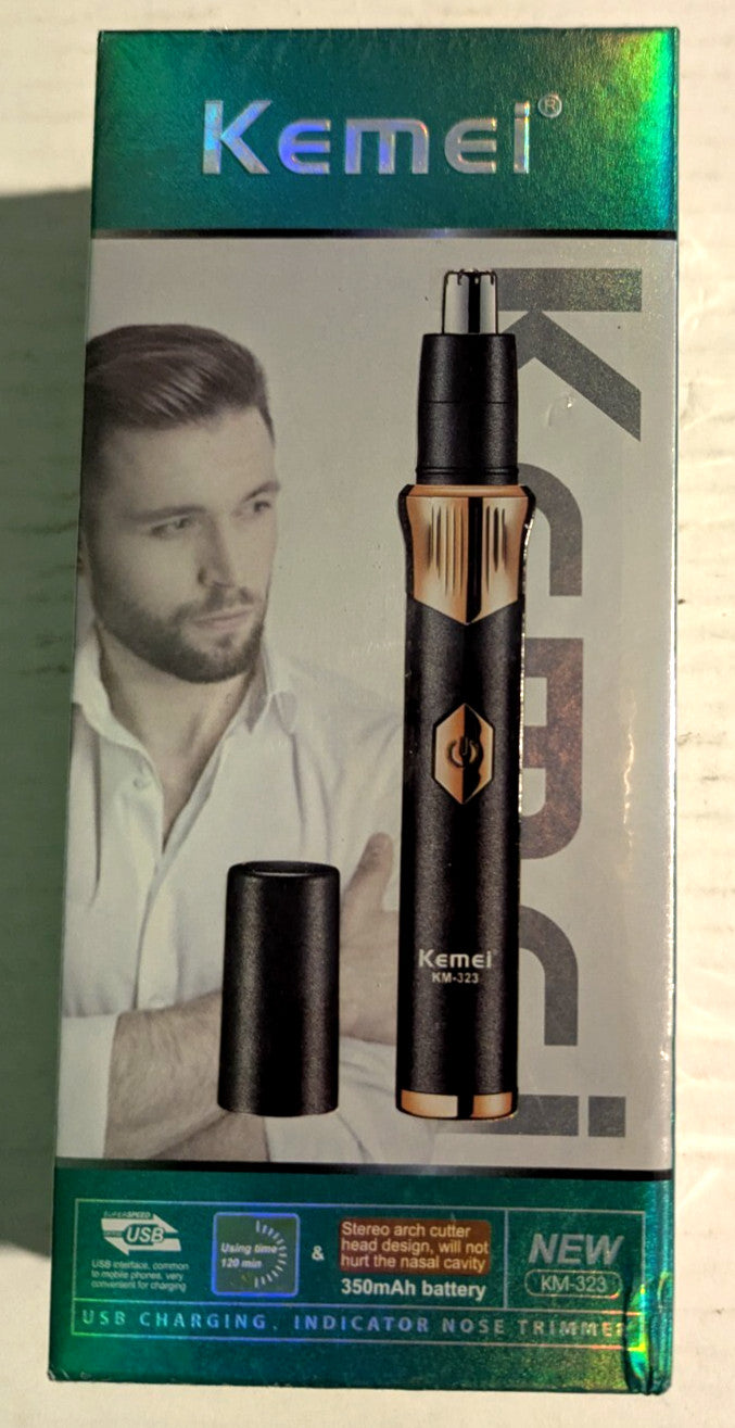 Rechargeable Nose Hair Trimmer - Personal Grooming Tool for Men and Women