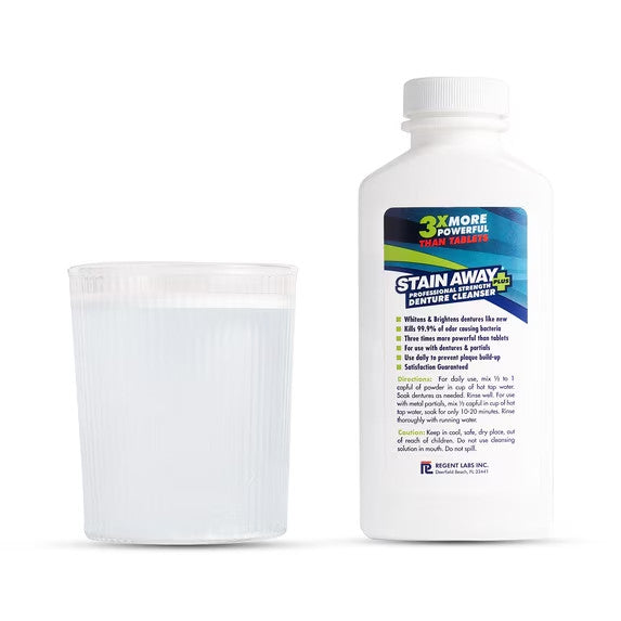 Denture Cleanser - Professional Strength, 8.10 oz, Up to 80 Cleanings