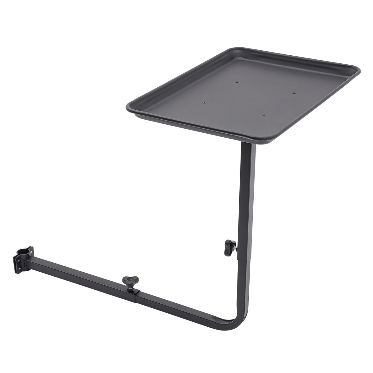 Adjustable Salon Chair Tray for Hair Stylist with Rotatable Bracket