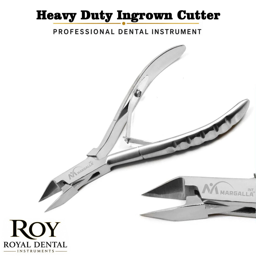 Stainless Steel Toe Nail Clipper for Ingrown and Thick Nails - Wide Jaw Cutter