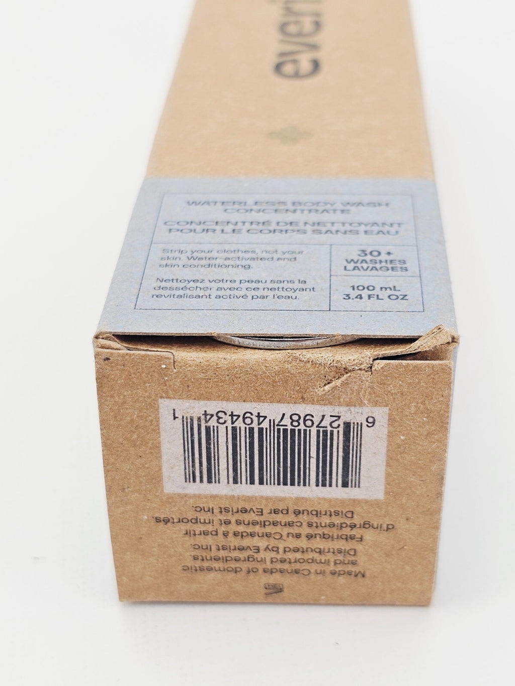Waterless Body Wash Concentrate - 3.4 Fl Oz, Fresh & Hydrating