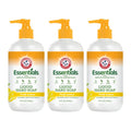Liquid Hand Soap with Lemon - 14oz, Pack of 3, Bacteria-Free & Vegan