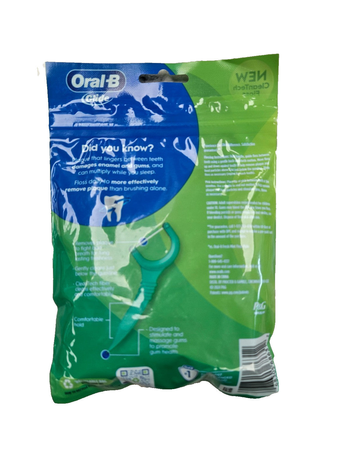 Oral-B Glide Scope Outlast Dental Floss Picks 75 Count 6 Pack
