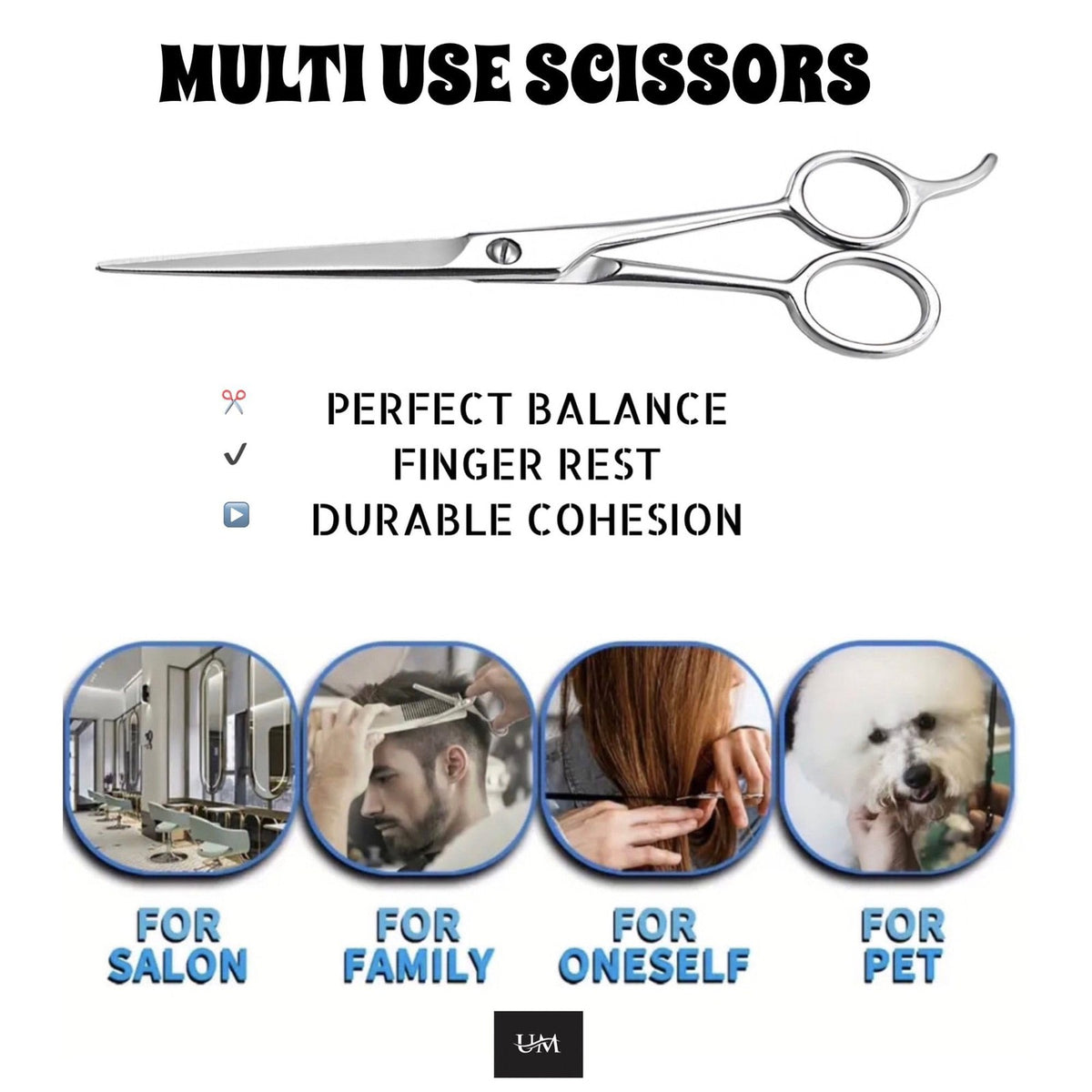 7.5 Inch Professional Barber Hair Cutting Scissors Salon Shears