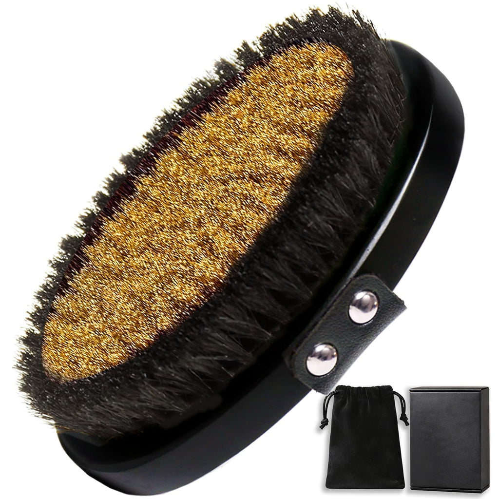 Ionic Copper Dry Body Brush for Lymphatic Drainage & Exfoliation