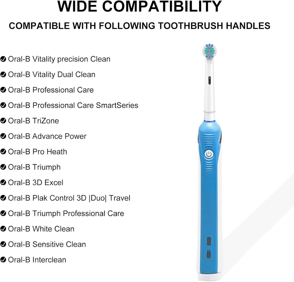 Extra Soft Replacement Toothbrush Heads for Oral-B Electric Toothbrushes