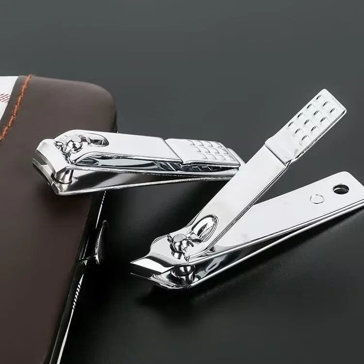 8-Piece Stainless Steel Manicure Set with Travel Case - Professional Nail Clipper Kit
