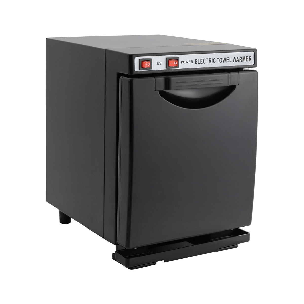 Electric Towel Warmer & UV Sterilizer Cabinet for Bathrooms - Black