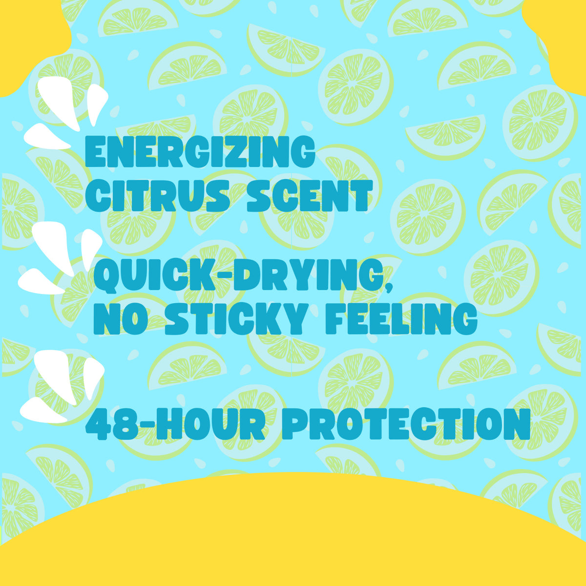FA Sport Deodorant Roll-On 48H Protection - Energizing Citrus, Pack of 6