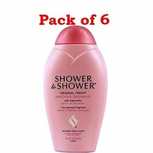 Original Fresh Body Powder with Chamomile - 8 Oz, Pack of 6