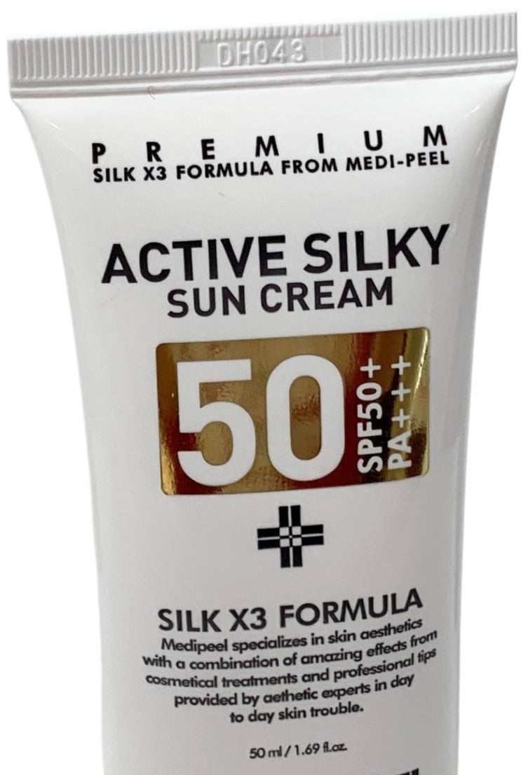 SPF50+ PA+++ Sun Cream with Silky Texture - 50ml, Set of 2