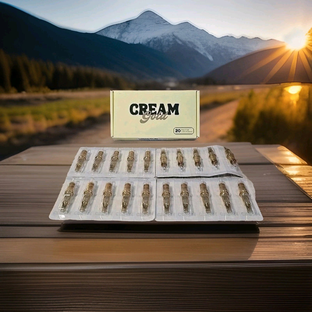 Cream Gold Cartridges 9 Magnum - 20 New Sealed Tattoo Needles