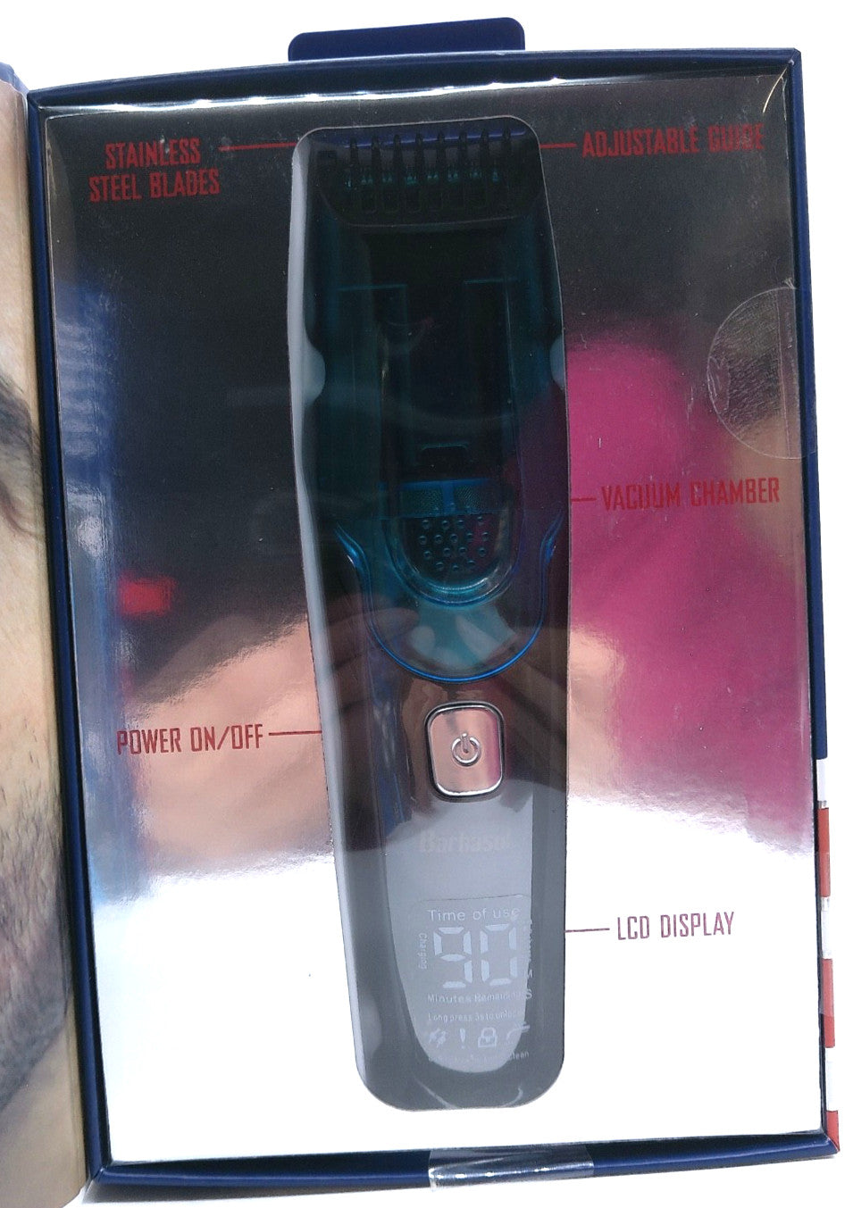 Rechargeable Vacuum Beard Trimmer - Signature Series, New