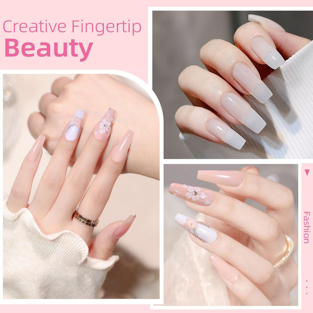 Acrylic Nail Kit for Beginners Professional Manicure Set with 12 Colors & Accessories