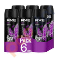 Men's Deodorant Body Spray - Fresh Fragrance, 48-Hour Odor Protection, 150ml - 6 Pack