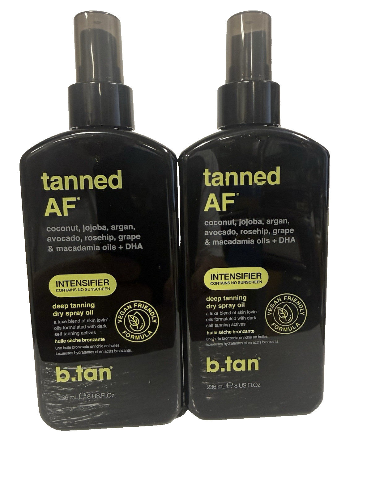 Deep Tanning Oil Spray - 2 Pack, 8 Oz Each, Skin Nourishing Sunless Tanning
