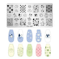 Nail Stamping Plate Cats FG069 - Nail Art DIY Tool