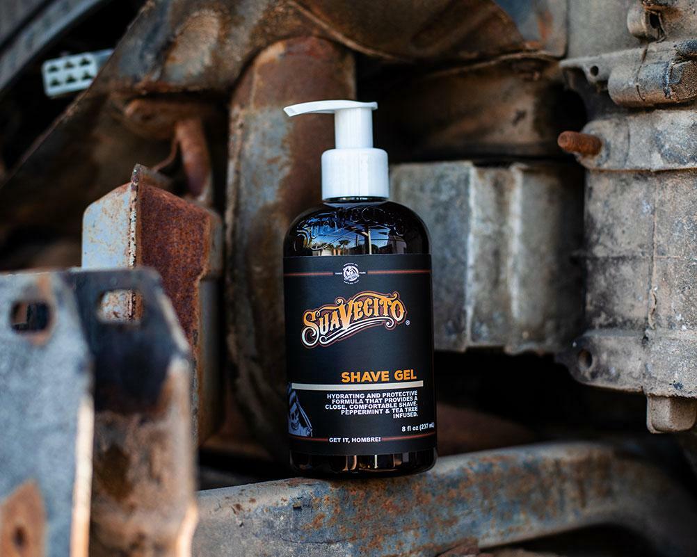 Suavecito Shave Gel 8 oz. Pump Bottle for Smooth, Close Shave