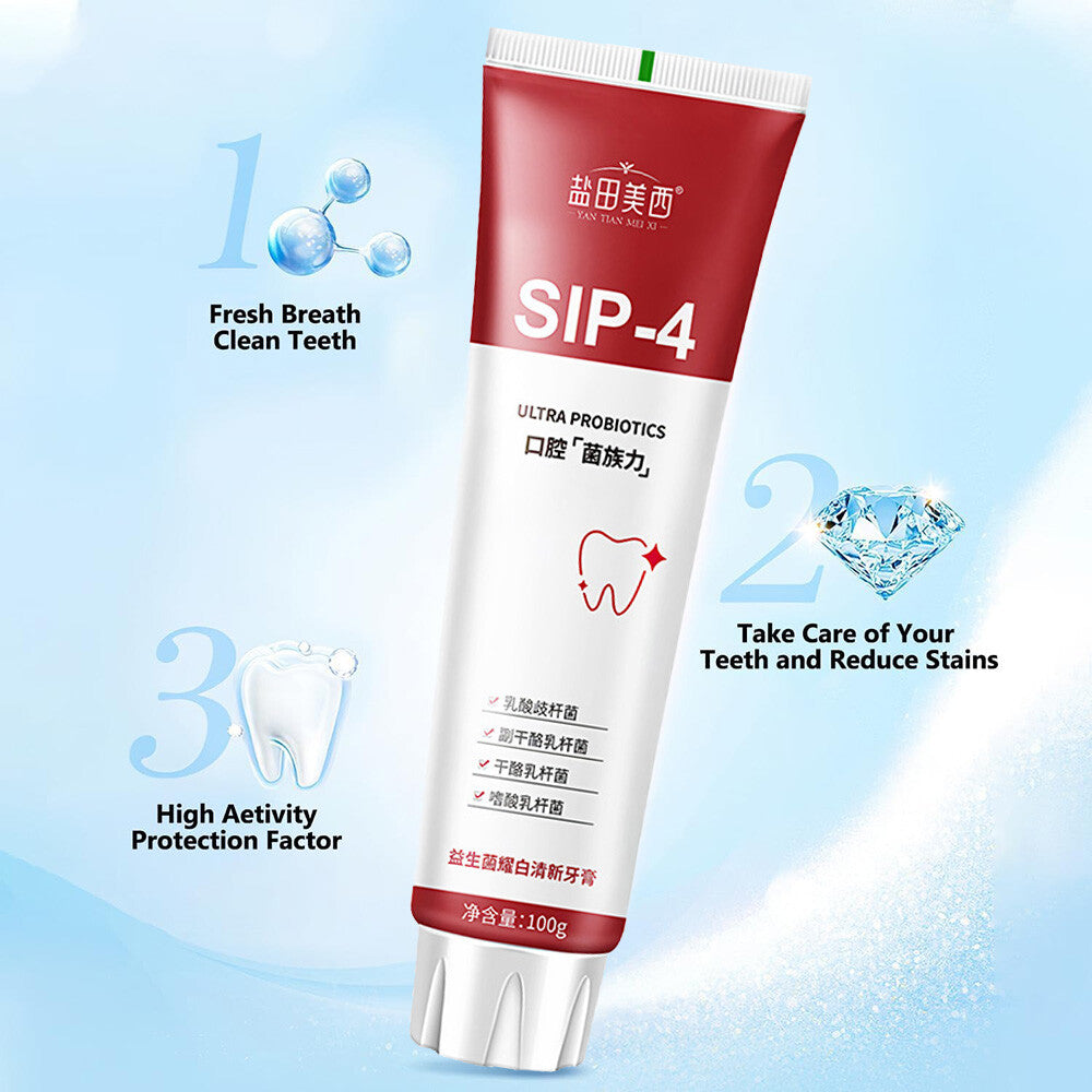 Probiotic Whitening Toothpaste for Brightening & Fresh Breath - All Variants