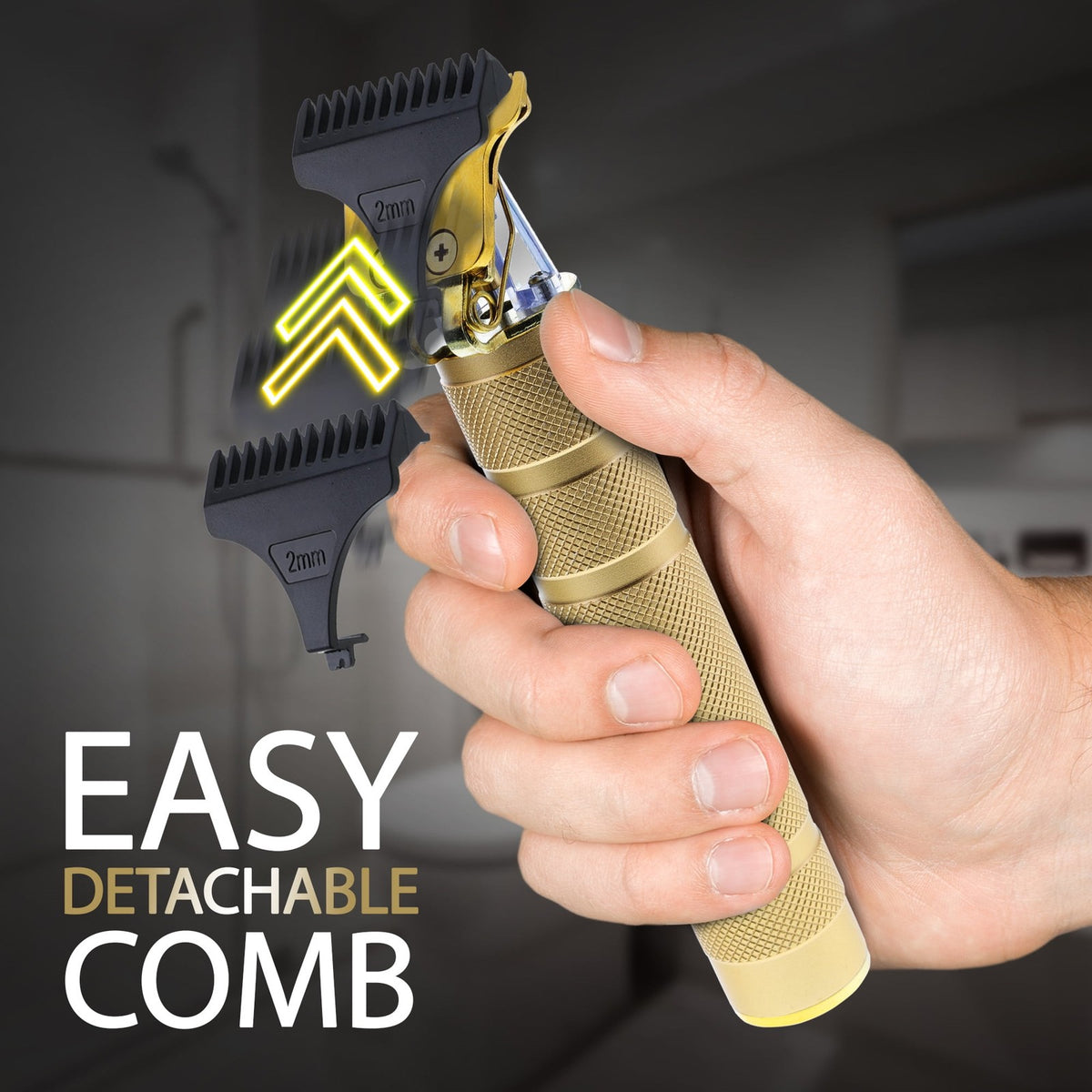 Rechargeable Zero Gap Men’s Hair Trimmer for Close Shaping & Grooming
