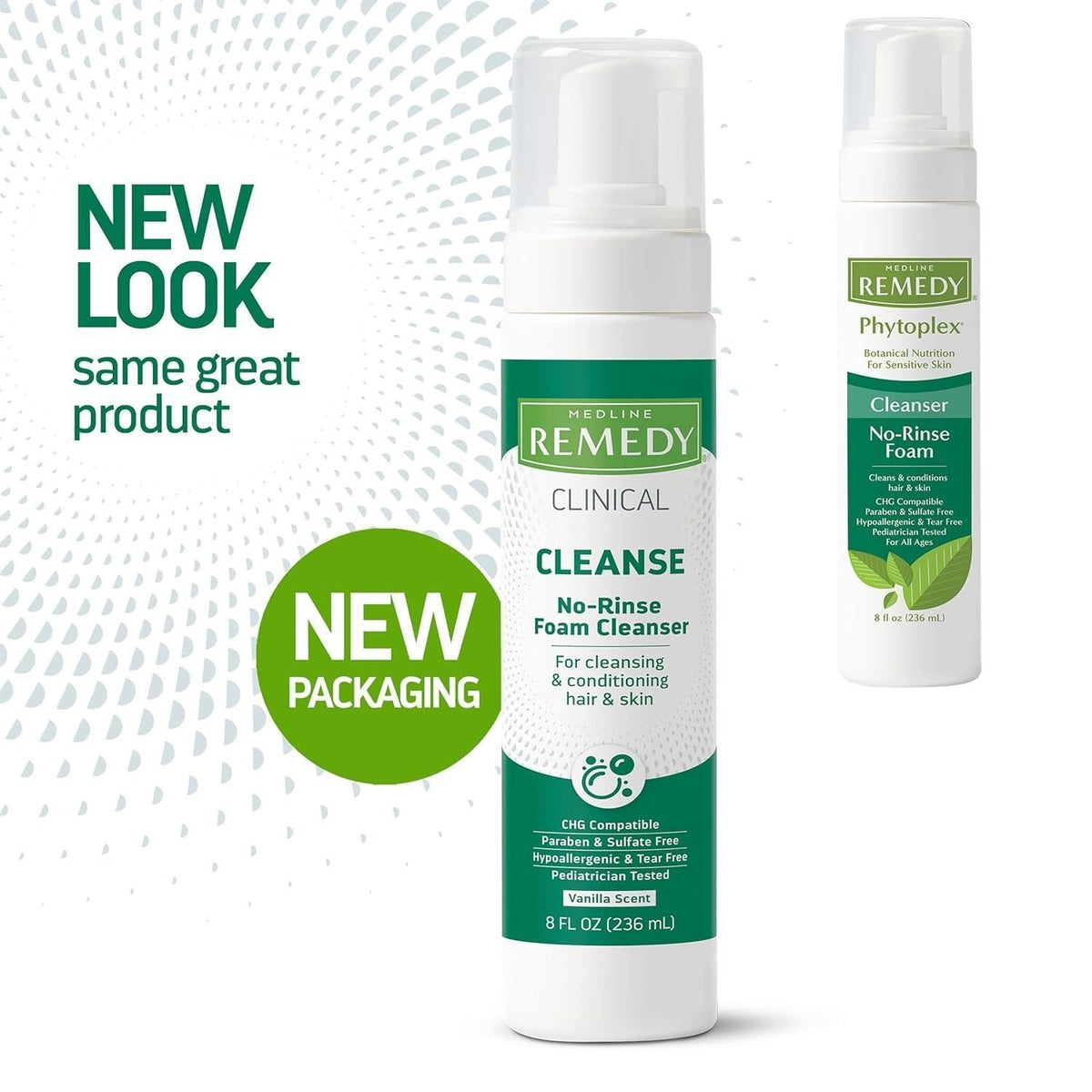 No-Rinse Foam Body and Hair Cleanser - Sensitive Skin, 8 fl oz