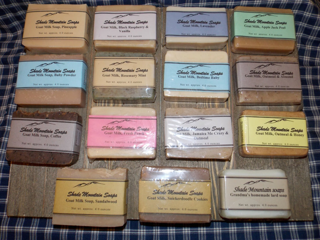 Moisturizing Goat Milk Soap Bars - Handmade 4oz Natural Skincare