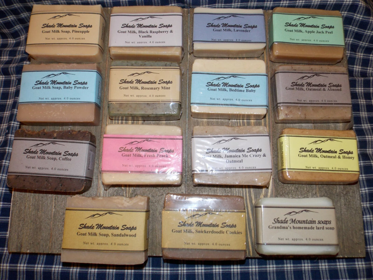 Moisturizing Goat Milk Soap Bars - Handmade 4oz Natural Skincare