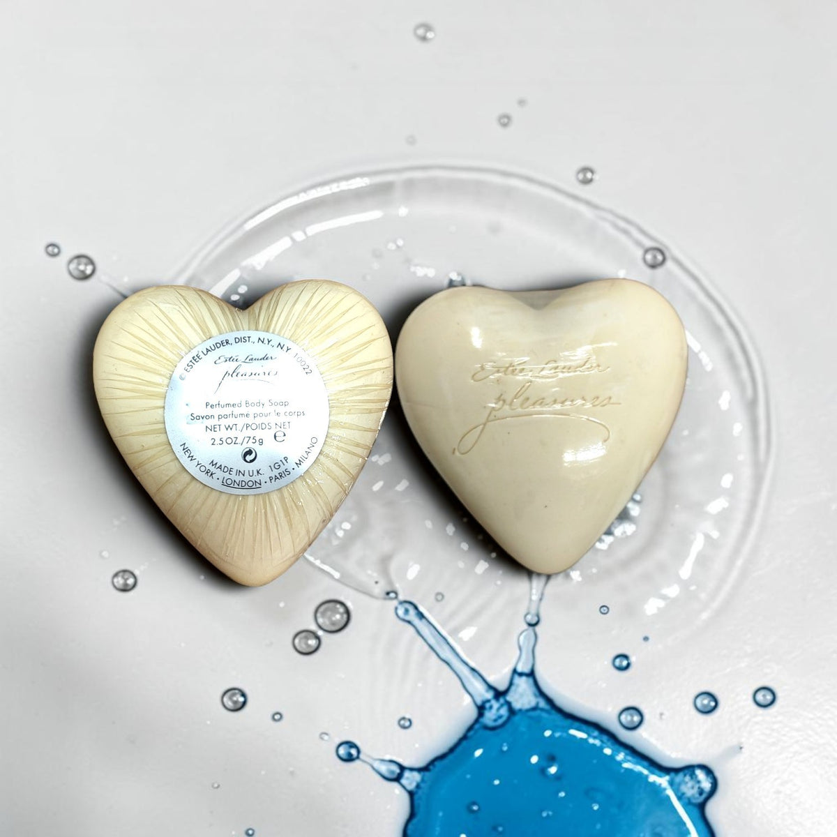 Estee Lauder Pleasures Heart-Shaped Perfumed Soap 2.5 oz - Sealed