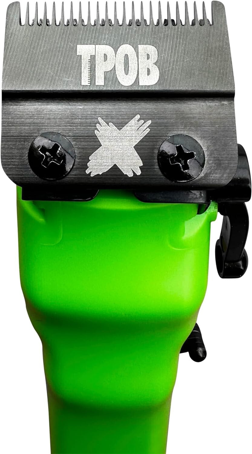 Professional Hair Clipper for Men 6800 RPM with Fade Blade & Green Case