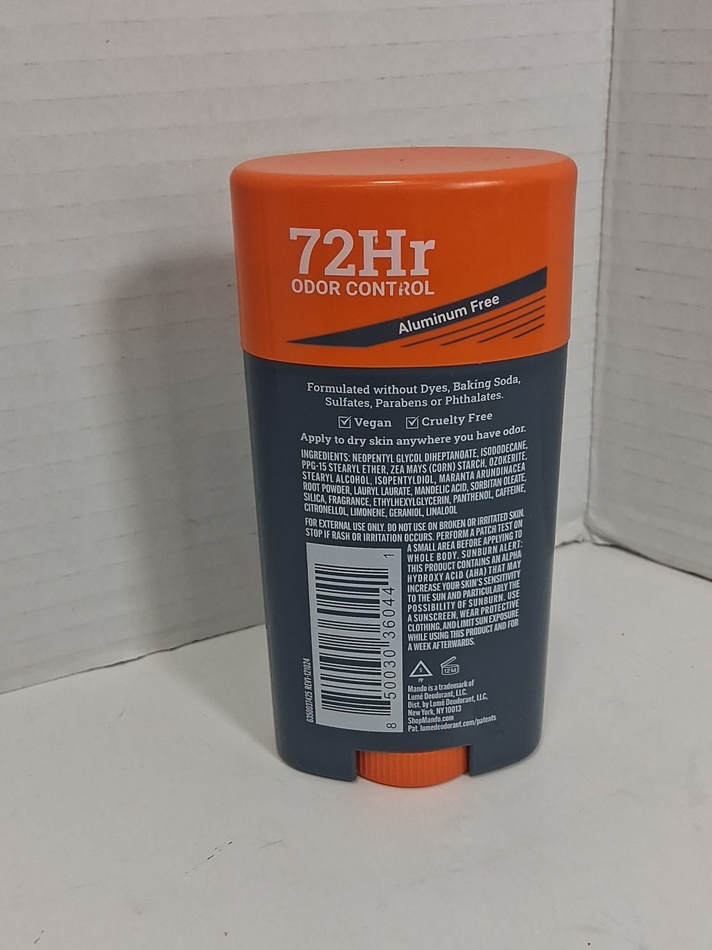 Mondo Whole Body Deodorant Stick - Aluminum-Free, 2.6 oz, Clinically Proven Odor Control