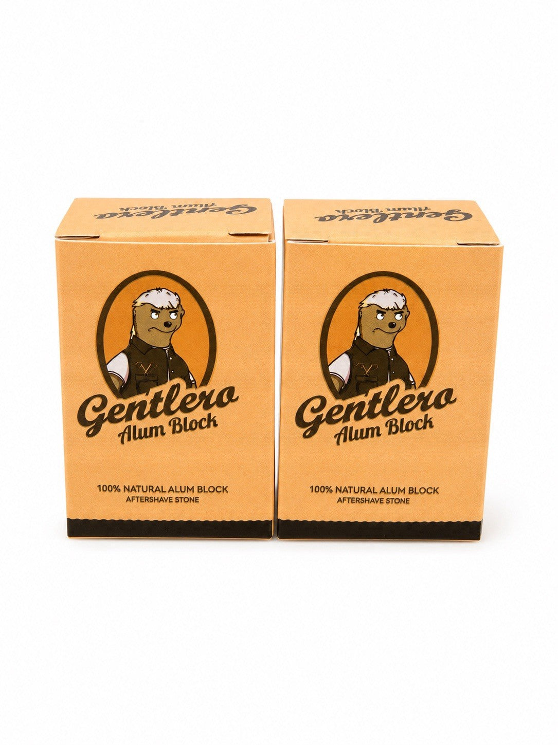 Natural Alum Block Aftershave for Razor Nicks Skin Soothing - 2 Pack