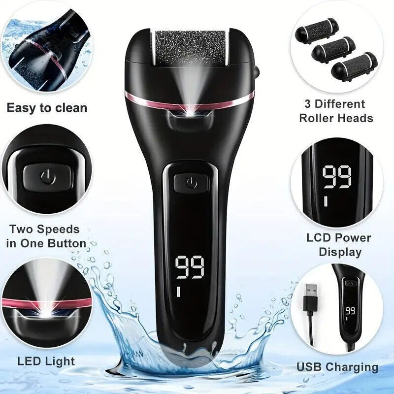 Electric Callus Remover Foot Grinder Pedicure Tool for Dead Skin Removal