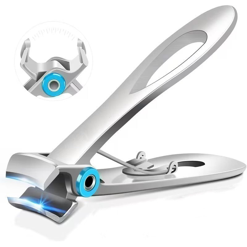 Heavy Duty Wide Jaw Toe Nail Clippers for Thick Nails - Ergonomic & Sharp
