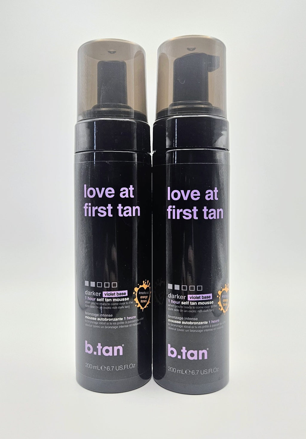 Self Tan Mousse Set - Darker Violet Base, 2 x 6.7oz