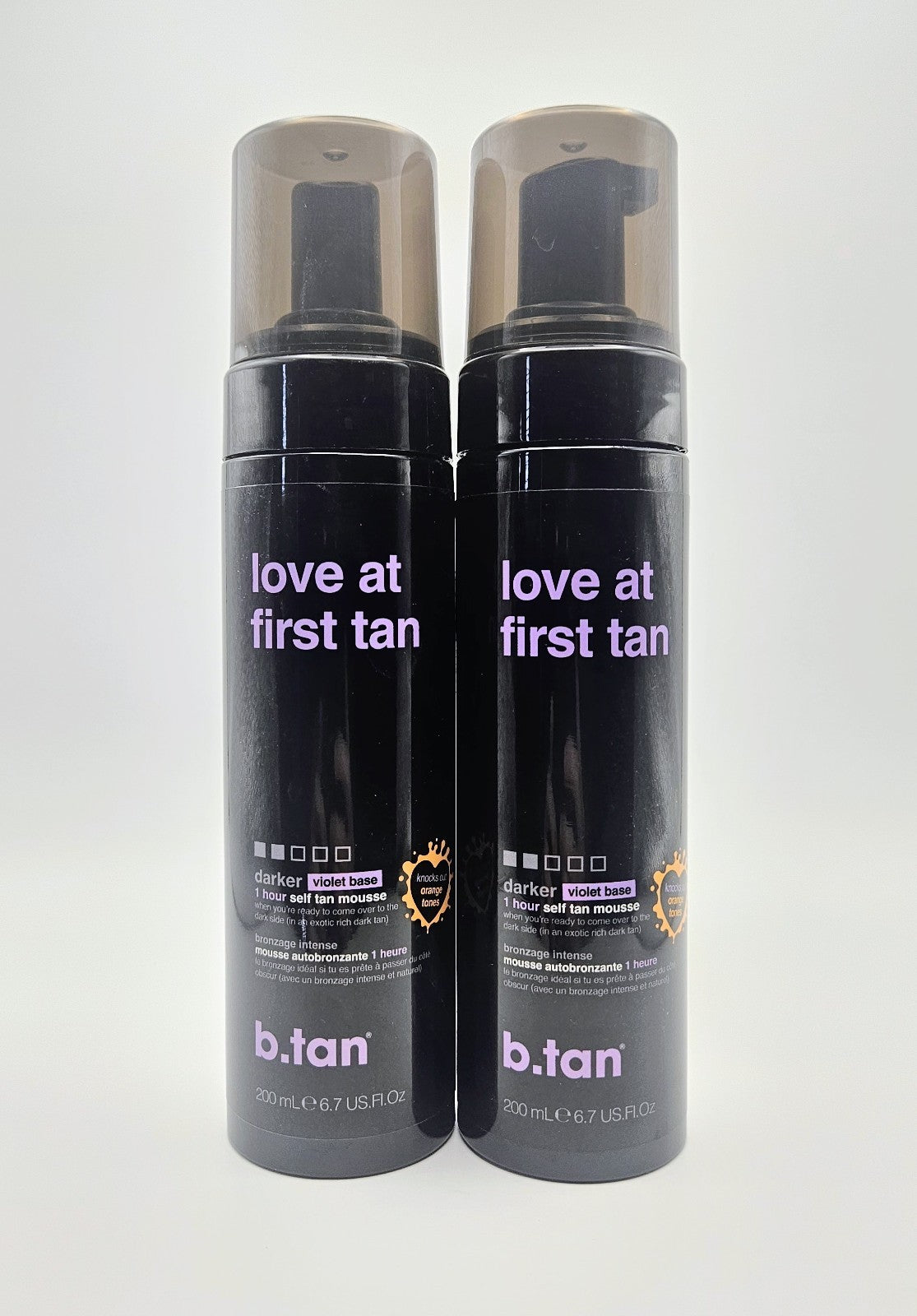 Self Tan Mousse Set - Darker Violet Base, 2 x 6.7oz