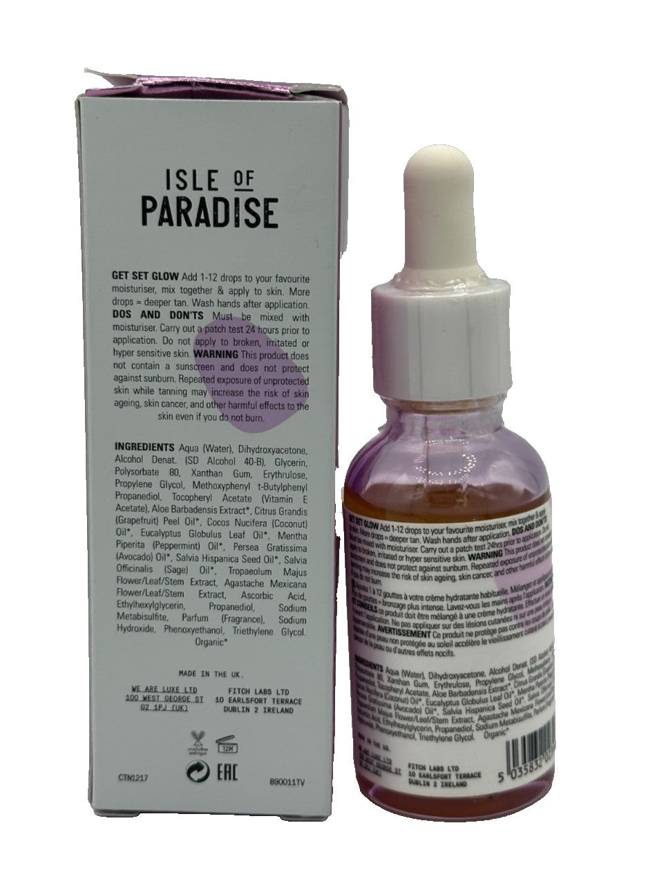 Self Tanning Drops Dark for Face & Body - Isle Of Paradise 30ml