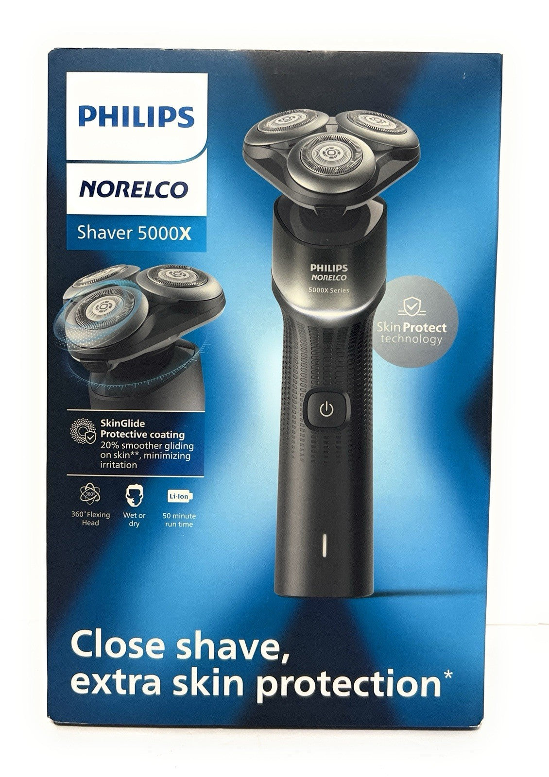 Rechargeable Wet Dry Electric Shaver for Men - Philips Norelco X5004/84