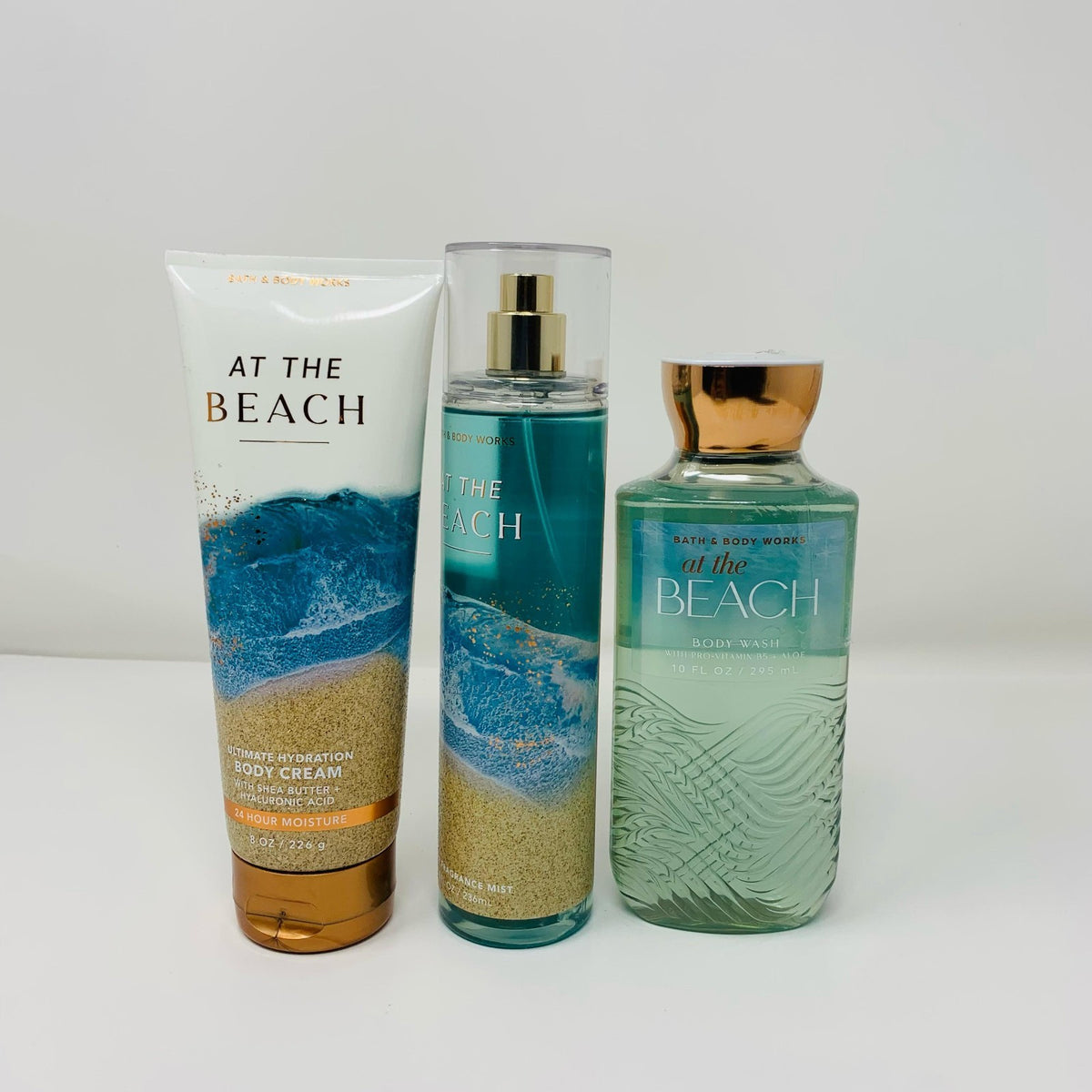 Bath & Body Works At The Beach Body Care Set - Mist, Cream & Body Wash