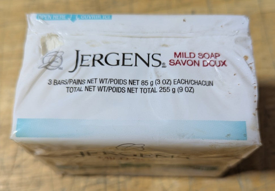 Jergens Mild Bar Soap Set - Cleanses & Freshens Skin, 3 Bars 3oz Each